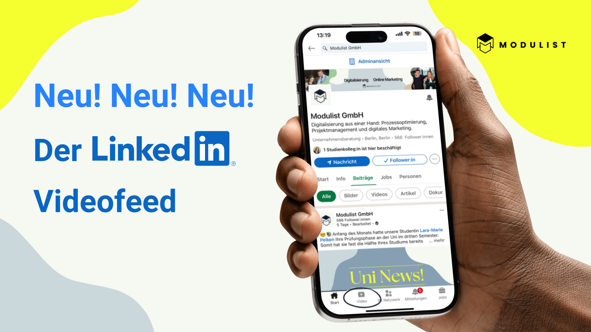 Der neue LinkedIn Videofeed: Wie du ihn für dein Marketing nutzen kannst