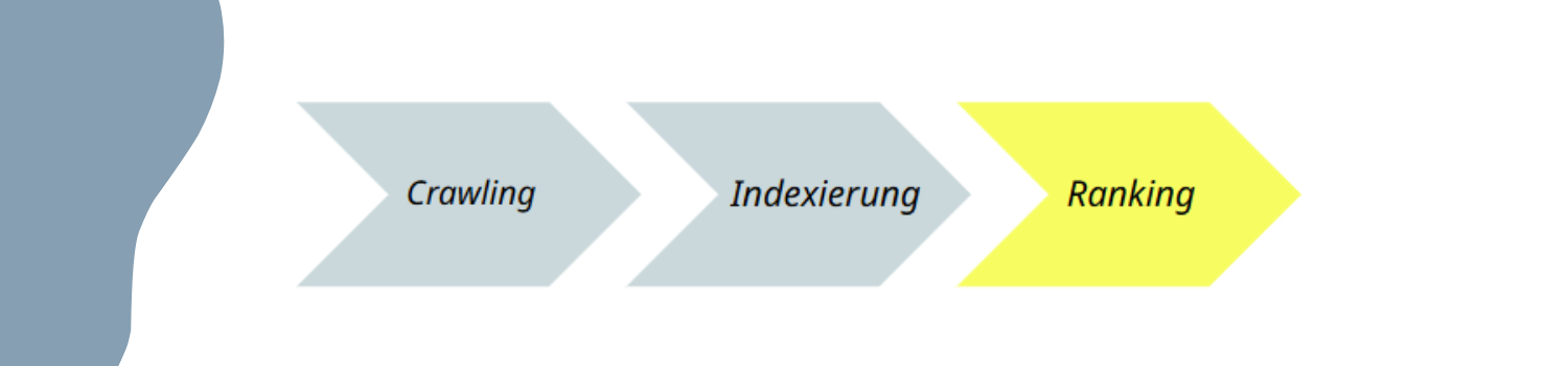 SEO Agentur Aufbreitung des Suchmaschinen Crawling-Prozess - 1. Crawling, 2. Indexierung und 3. Ranking