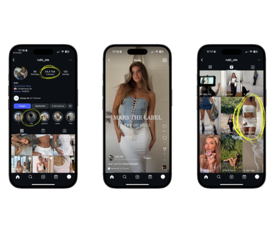 UGC Mikro Influencer Beispiel
