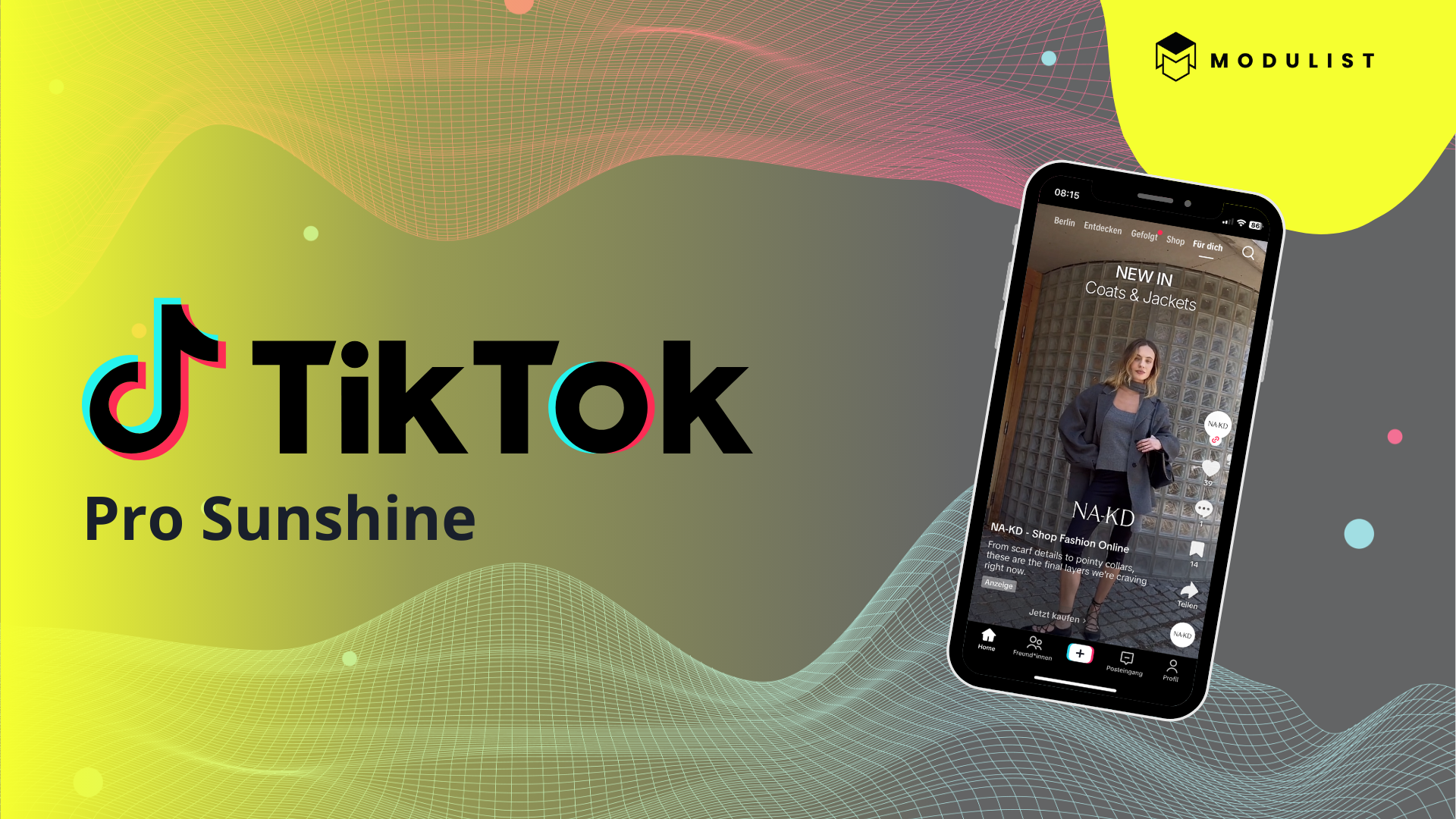 TikTok Pro Sunshine Header