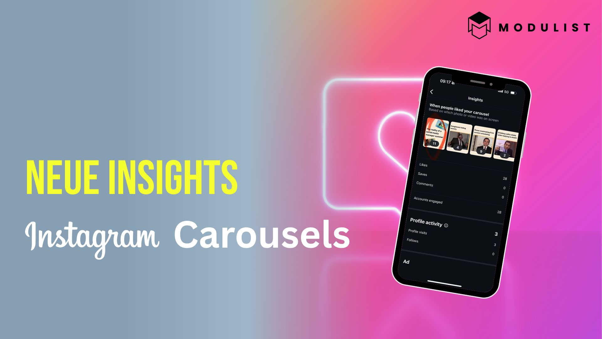 Instagram Carousel Like-Zähler