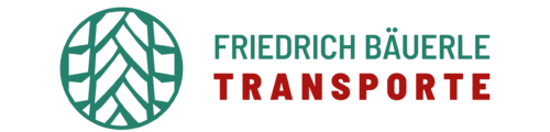 Logo mit stilisiertem Baum und dem Text Friedrich Bäuerle Transporte.