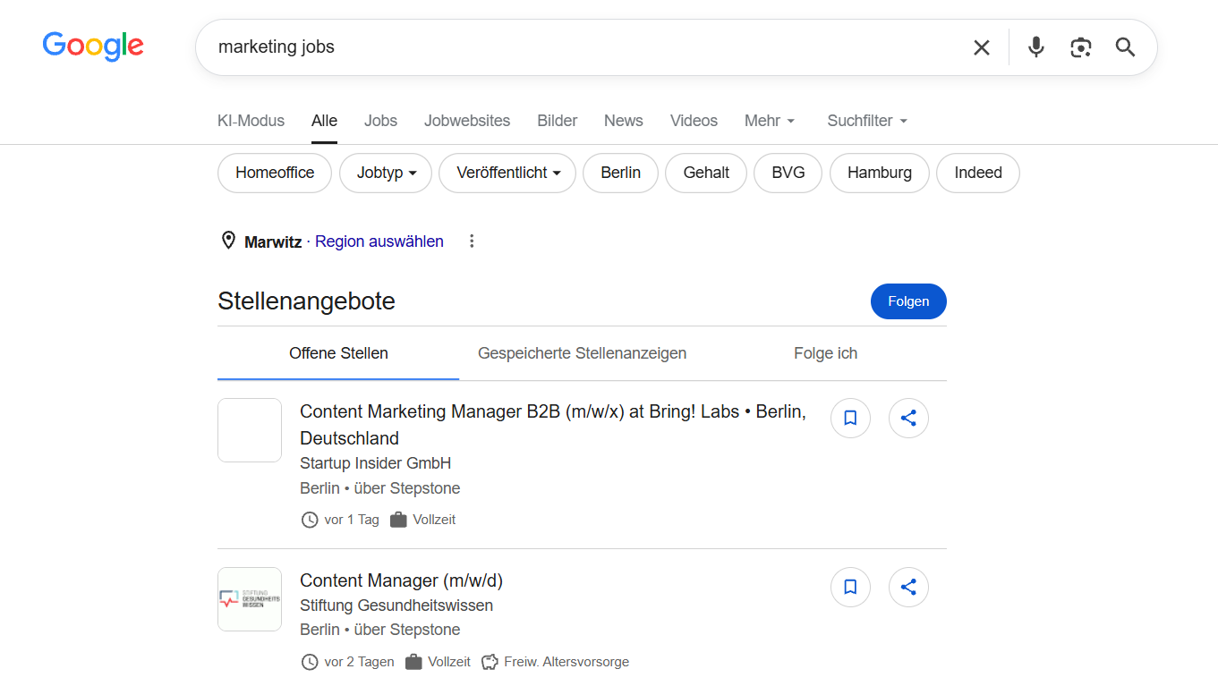 Google for Jobs